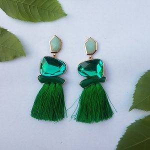 3 for $30 🍍 Fringed Statement Jewel Earrings